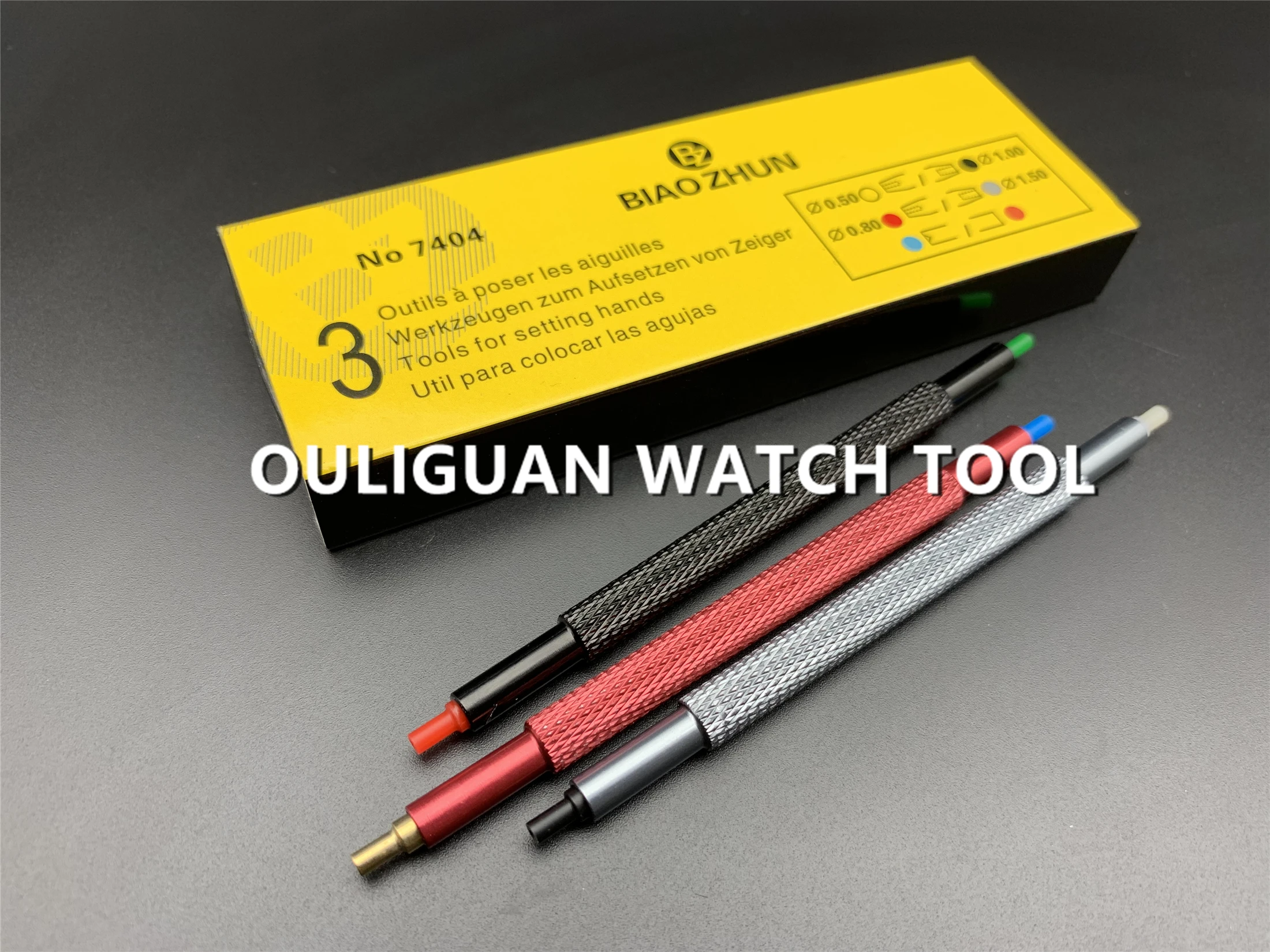 

3pcs/set 7404 Series Plastic Double-headed Watch Hand Presser Fitting Tool Watches Repair Tools