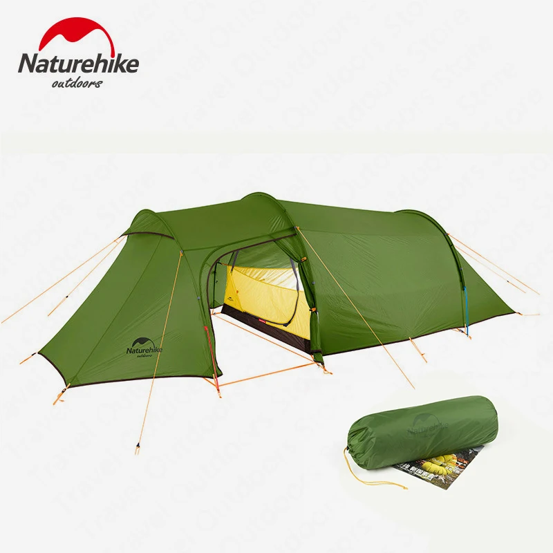 Палатка-туннель Naturehike Opalus на 2-4 человек туристическая палатка из ткани 20D/210T с