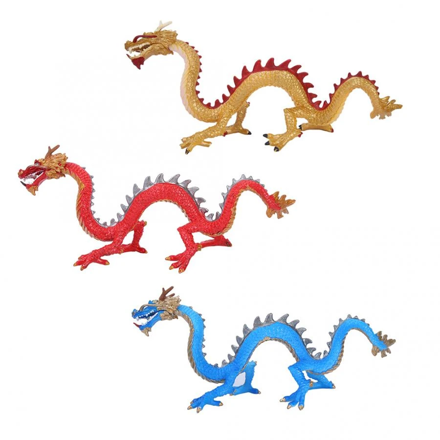 Simulation Originale Dragon Chinois Forme Silicone Modele Figurine Jouet Pour Enfants Figurines Realistes Education Enfant Jouet Cadeau Aliexpress