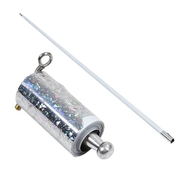 

110Cm Metal Appearing Cane White Cudgel Pocket Staff ic Tricks for Professional ician Stage Street ie Illusion Accessor