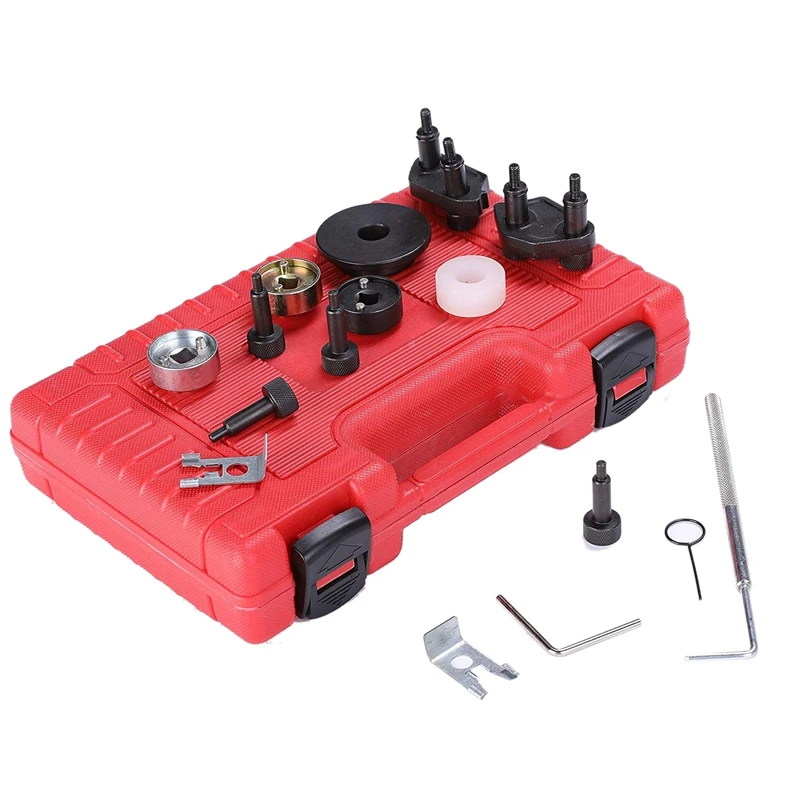 

Hot Sale Engine Camshaft Locking Alignment Timing Tool Kit For Audi Vw Skoda Vag 1.8 2.0 Tfsi Ea888 Sf0233 Red