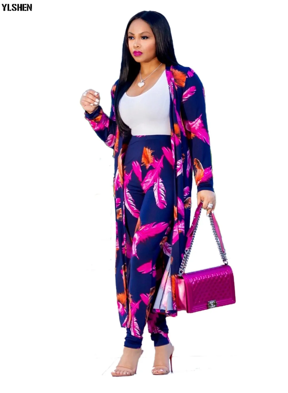 African Dresses for Women Dashiki Plus Size Two Piece Set Print Clothes Ankara Long Dress Suit Bazin Robe Africaine Femme 2019 16