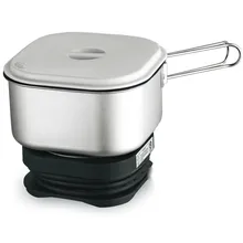 Многофункциональная портативная туристическая плита с регулируемым напряжением 115-230, электрическая сковорода с кастрюлей для приготовления пищи, для использования в офисном общежитии, для путешествий