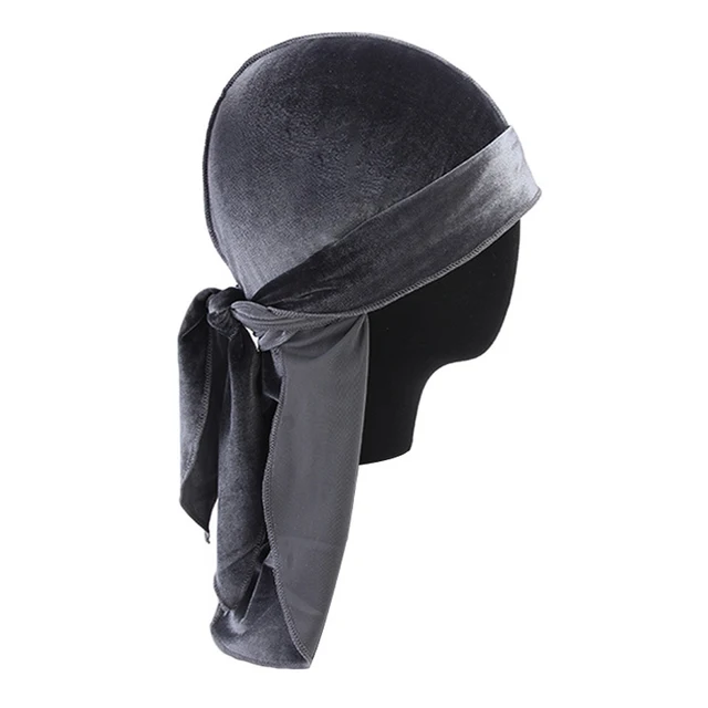 Chapéu Durag De Cauda Longa Feminino De Cor Sólida Com Tiras De Bandana,  Chapéu Elegante Para Uso Diário, Ao Ar Livre E Esportes, 1 Peça