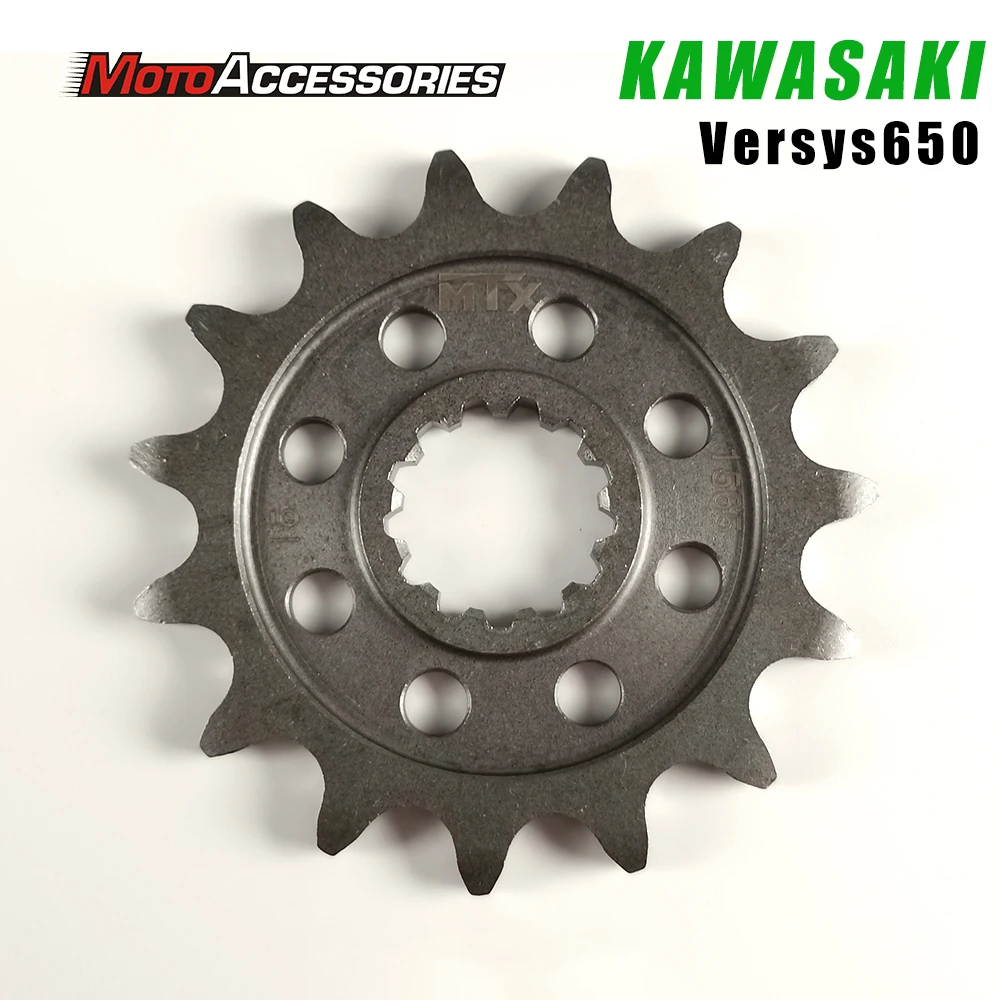 15T KAWASAKI SUZUKI YAMAHA Road Motorcycle Front Engine Sprocket Kawasaki Versys650 Full Steel Rear Sprockets | Автомобили и