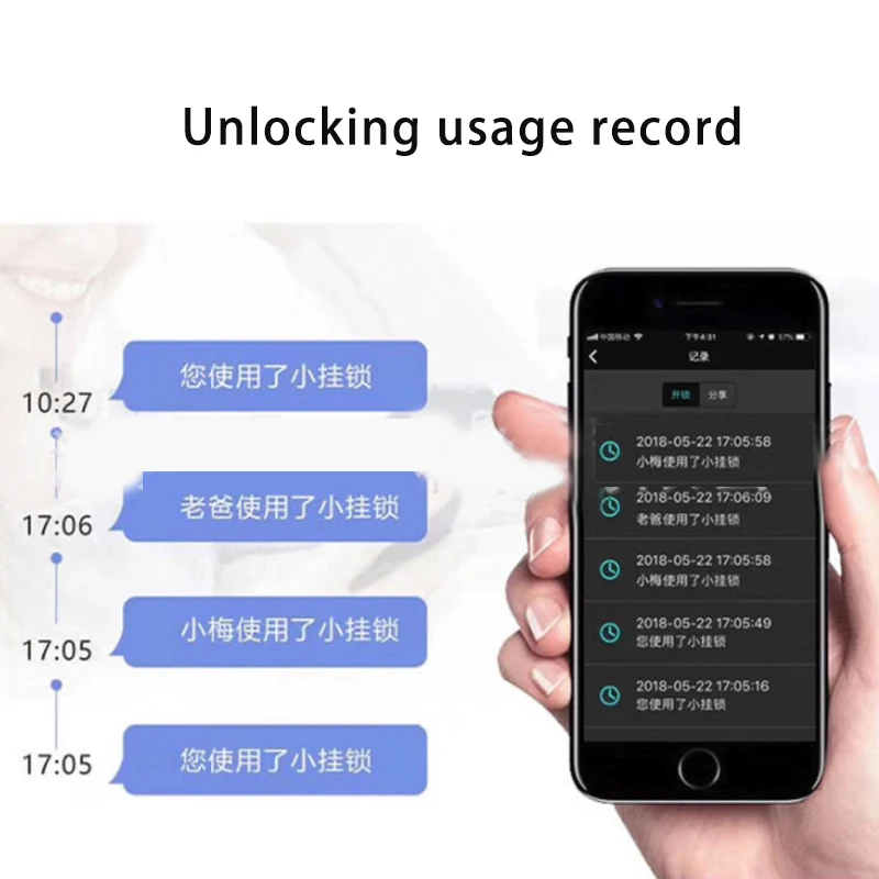 Умный Замок сканер отпечатков пальцев Блокировка Bluetooth APP с БЕСКЛЮЧЕВОЙ биометрический замок для дверей рюкзак чемодан IP65 Водонепроницаемый