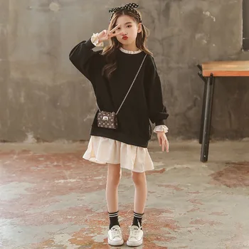 

Girls Spring and Autumn Dress 2020 New Korean Version of the Children's Clothing 4-13 years old Long-Sleeved Princess Dresses