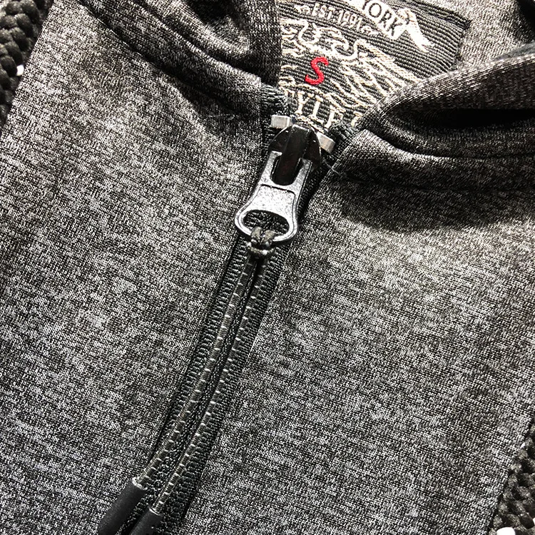 

2018 New Style Autumn And Winter Men And Women Celebrity Style Dark Gray Jacket Tops Fashion Casual WOMEN'S Dress