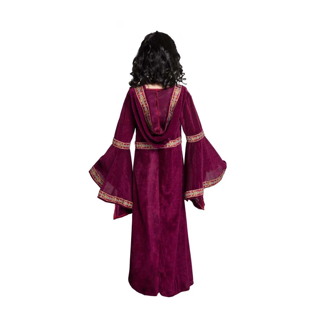 Nieuwe Meisjes Vestidos Jurk винтажные Rode Lange Mouwen Princess Jurken вечерние элегантные Jurk Kinderen Jurken Voor Meisjes 10