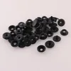 50Sets Metal Black Color 10/12/15mm Snap Button Stud Fasteners Press Sewing Leather Craft Bag Clothes accessories 4