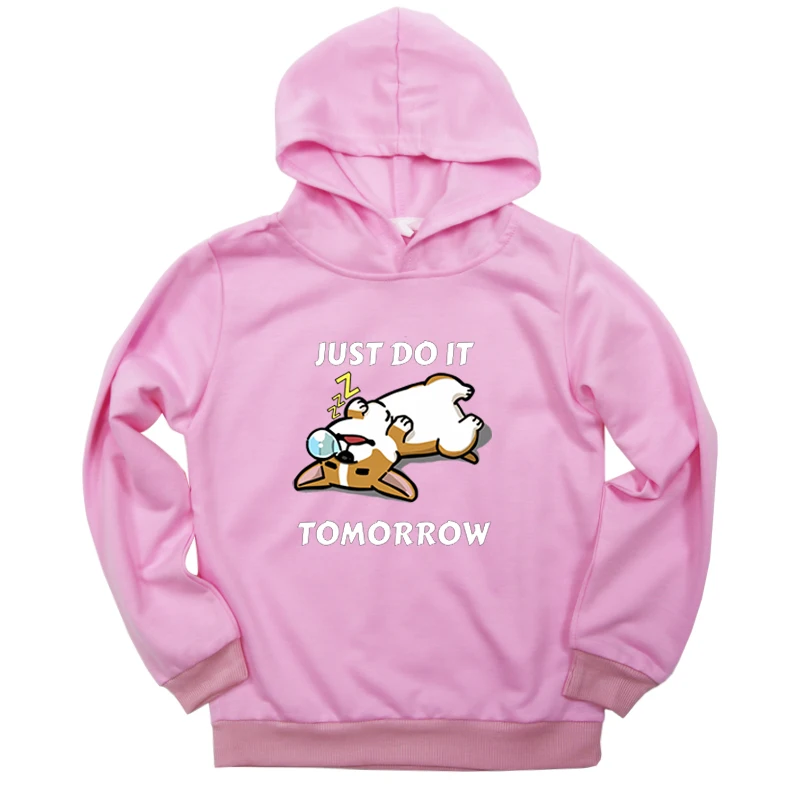 New Dog Print Boys Girls Hoodies Black Gray Red Sweatshirt Toddler Baby Hooded Casual Streetwear Children Autumn Clothing - Цвет: Hoodies 2