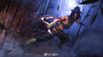 

LOL The Rogue Assassin Akali Cosplay Costume Original skin Full set custom made