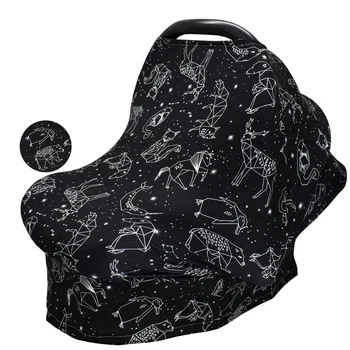 

Nursing Cover & Baby Carseat Cover,Ultra Soft and Breathable,Large Full Coverage Breastfeeding Canopy Gives Privacy