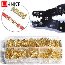 Multi HS-202D inserções terminais em forma de pequenos dentes universal primavera plug fio ferramenta de mão conexão rápida frisado alicate portátil