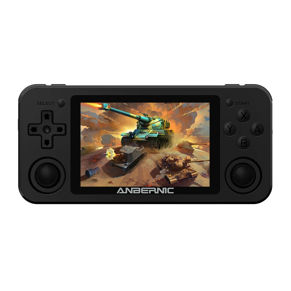 ANBERNIC RG351M Retro Handheld Game Players Aluminum Alloy Shell Video Game Console Open Source Linux System Support Wifi 