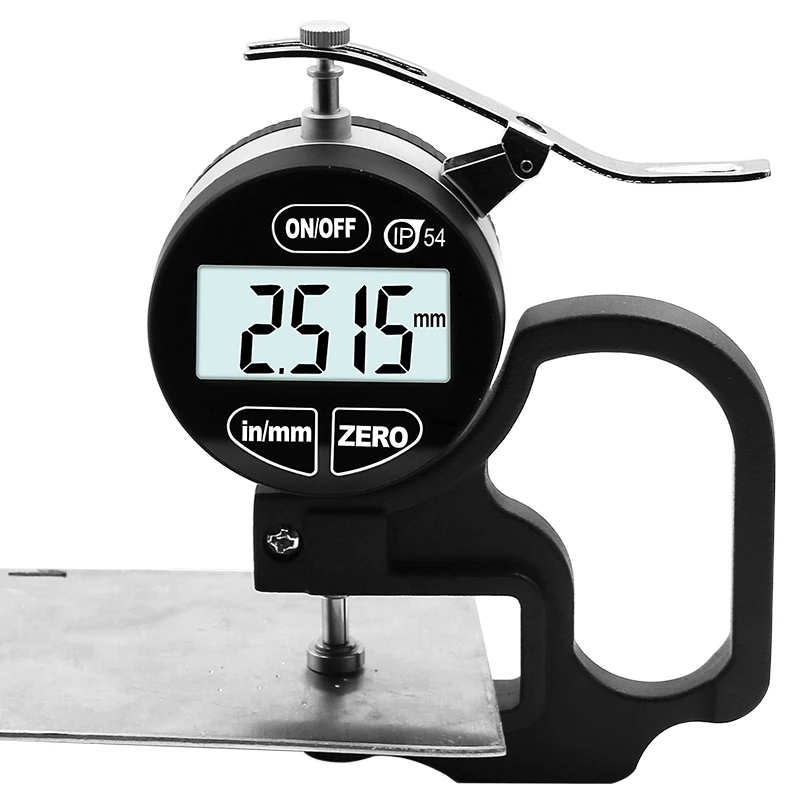 IP54 0.001mm Digital Thickness Gauge Meter Portable LCD Electronic Micrometer micron Thickness Tester with oil-proof waterproof