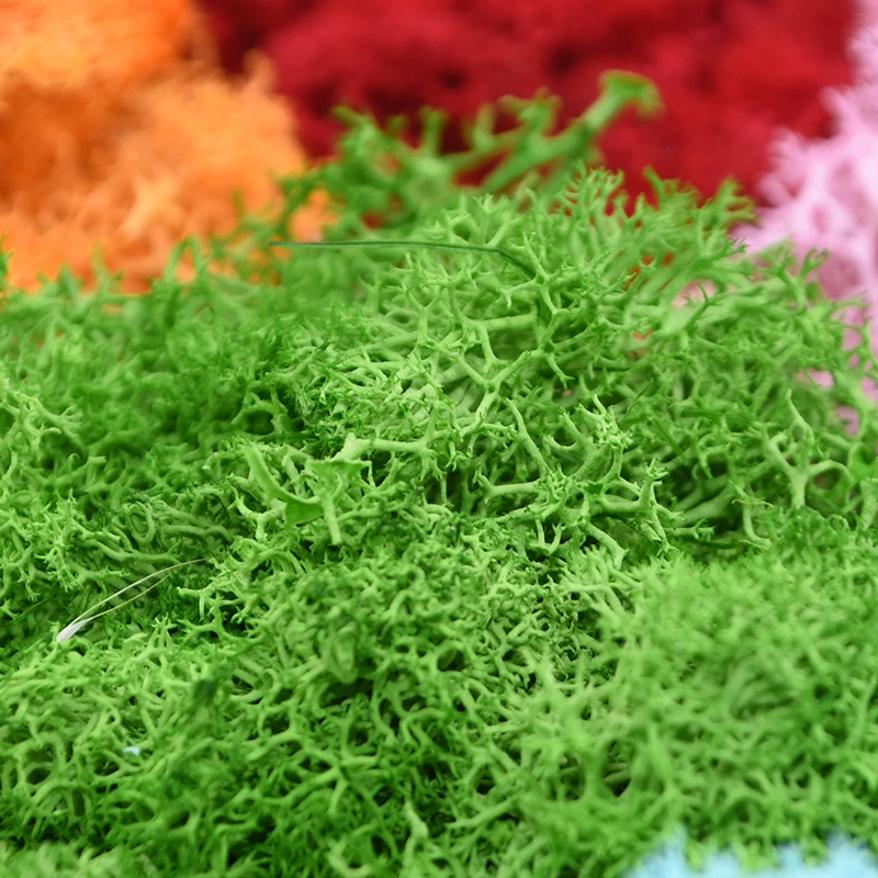 Artificial Moss Lichen Simulation Fake Green Plants for Patio Decoration  (20g/Small Pack) Grass roll Moos - AliExpress