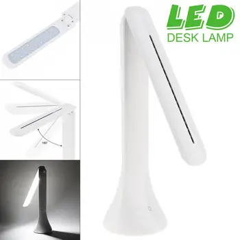 

Reading Light Foldable Touch Switch LED Table Lamp DC 5V USB Charging Port Three-gear Dimming Night Lamp Eye Protection for Home