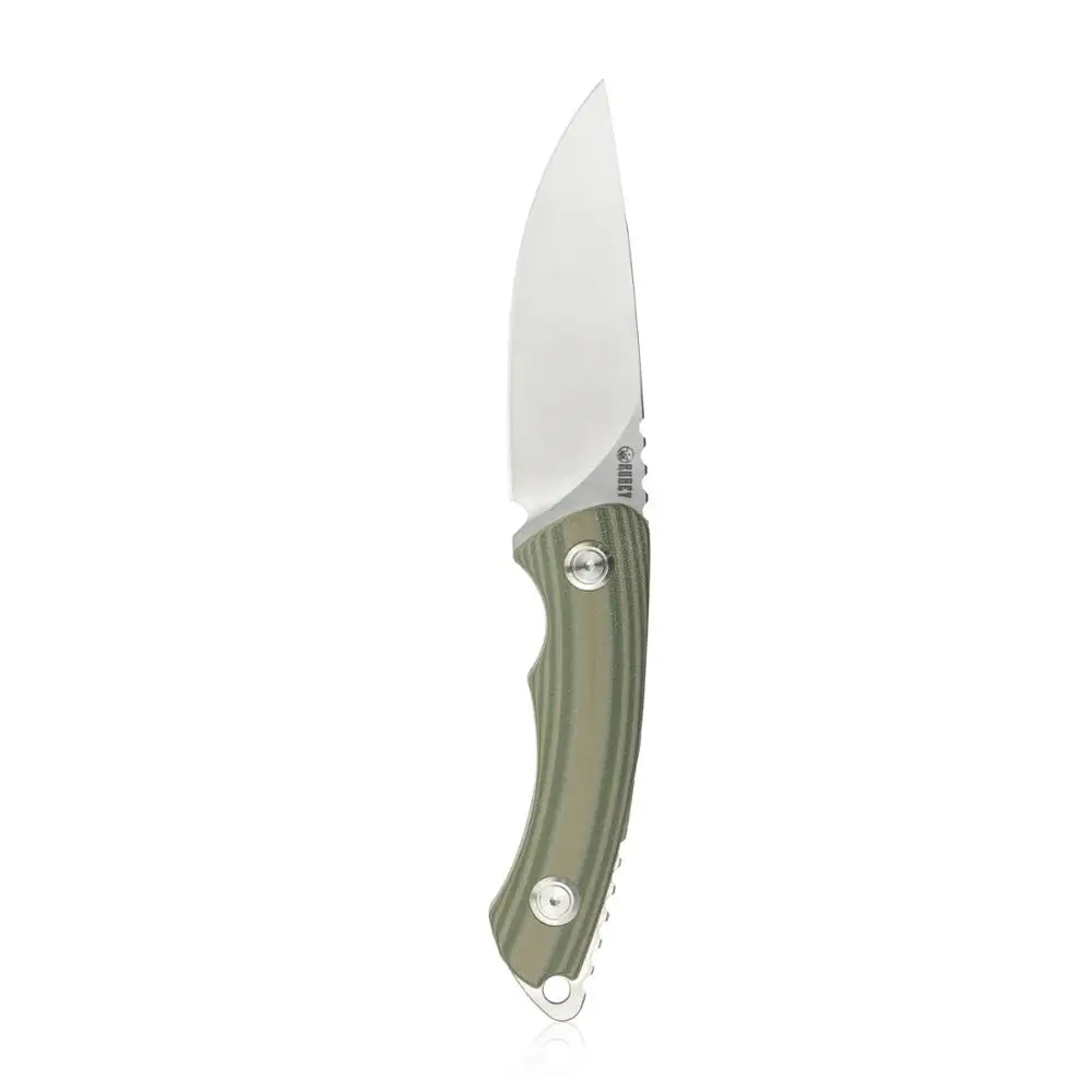 Sandblast KUBEY KU249 охотничий Походный нож с фиксированным лезвием полный Tang D2 Сталь рукоять из микарты EDC ножи подарок для мужчин с оболочкой Kydex - Цвет: Sandblast