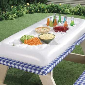 

Inflatable Serving Bar Salad Buffet Ice Cooler Picnic Drink Table High Quality Plate