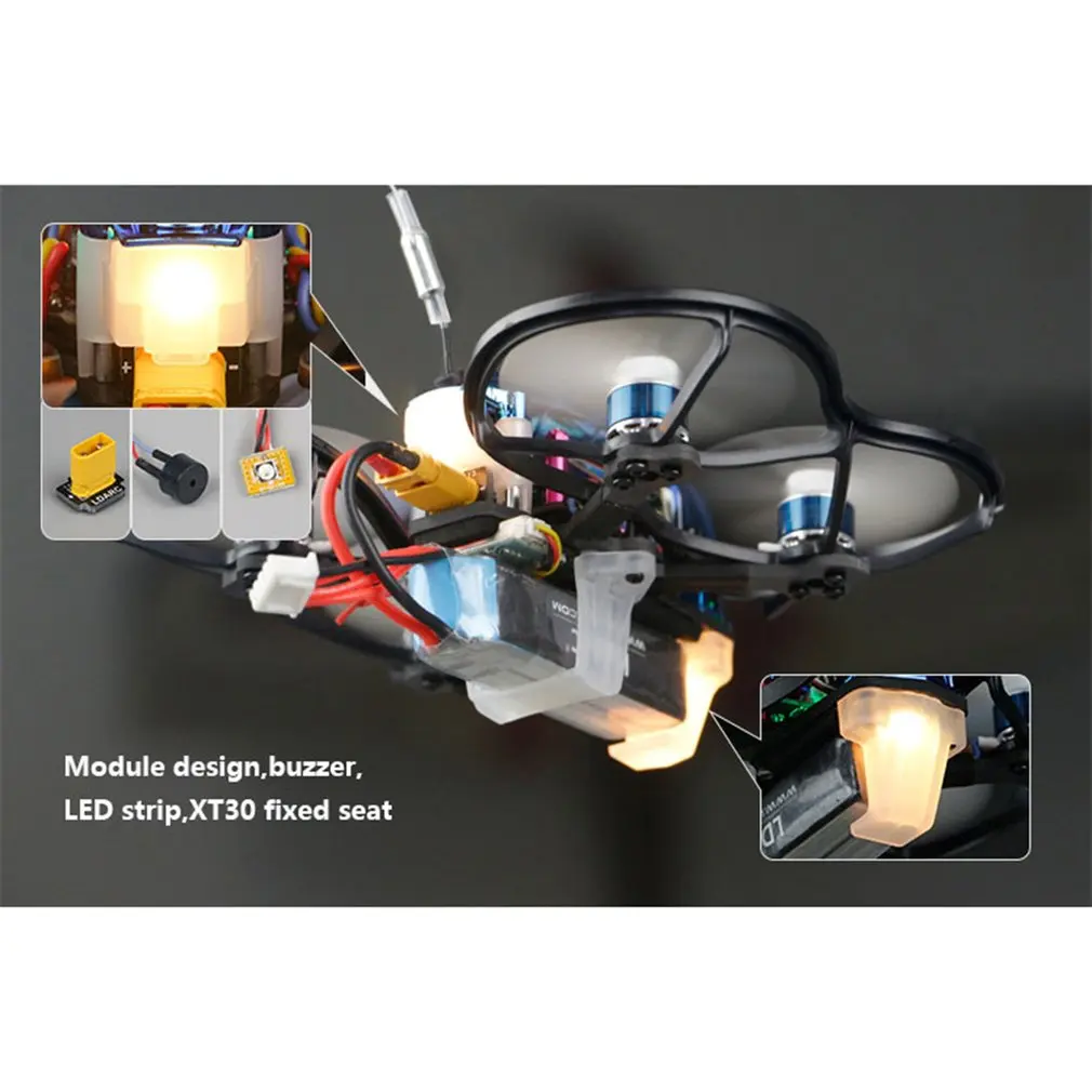 LDARC 90GTI-FPV 98 мм 3S 2 дюйма Whoop FPV гоночный Дрон PNP F4 OSD 20A бесщеточный ESC 200mW VTX 1200TVL Cam
