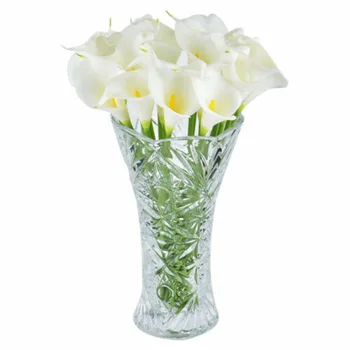 

10pcs/set Artificial Calla Lily Flower Single Long Stem Bouquet Real Home Decor