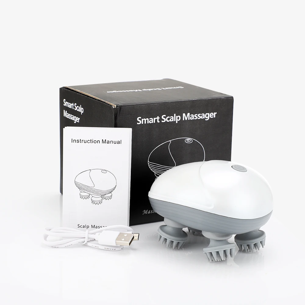 

Electric Head Massager Wireless Scalp Massager Waterproof Body Massage Health Care Shoulder Neck Deep Massage 3D Stereo Massage