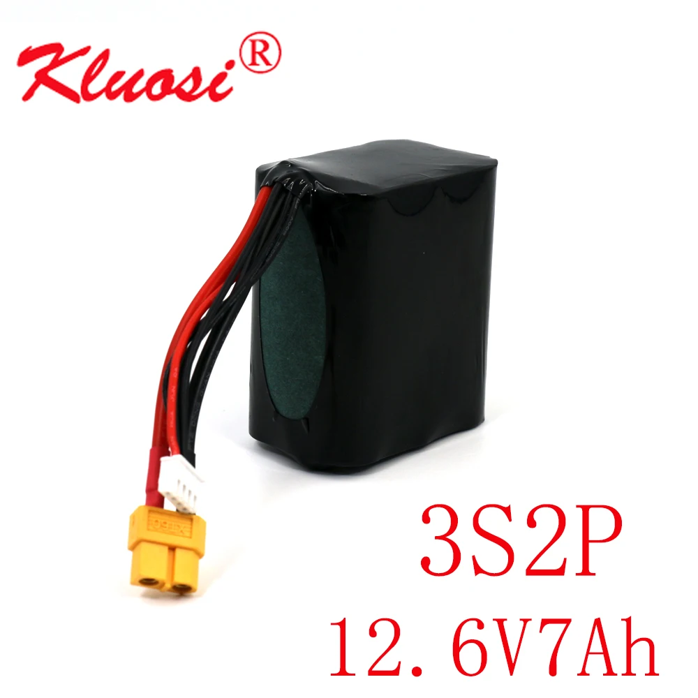 KLUOSI 3S2P 12V 7Ah высокое Ёмкость Бла (беспилотный летательный аппарат Перезаряжаемые