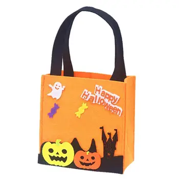 

1 Pc Halloween Treats Tote Candy Tote Nowovens Tote Halloween Tote for Home School Shop Party