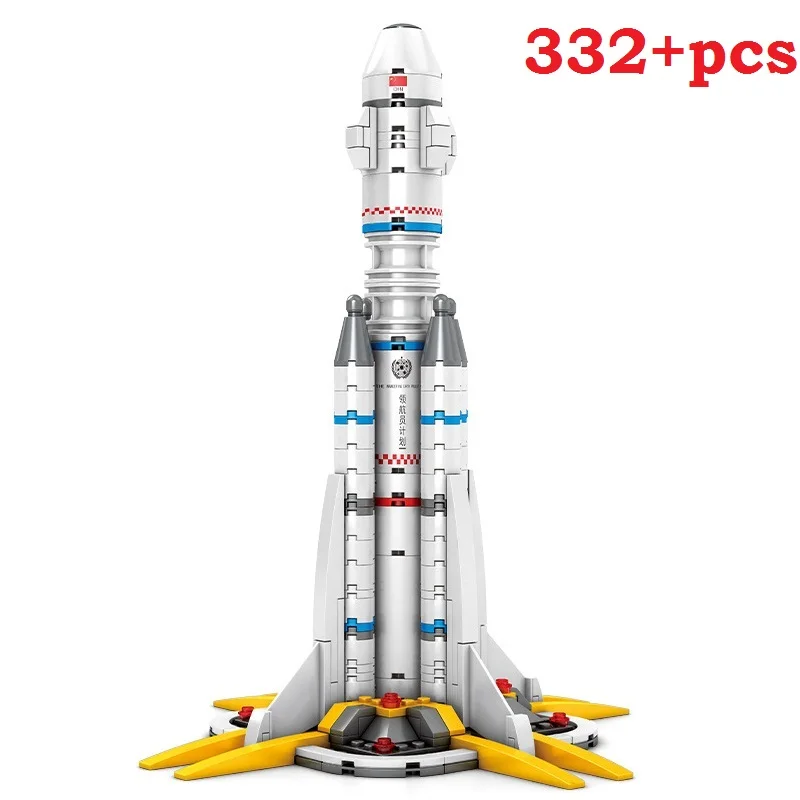 Ewellsold игрушки космическая станция Сатурн V ракета строительные блоки для детей городской челнок спутниковый астронавт рисунок кирпич