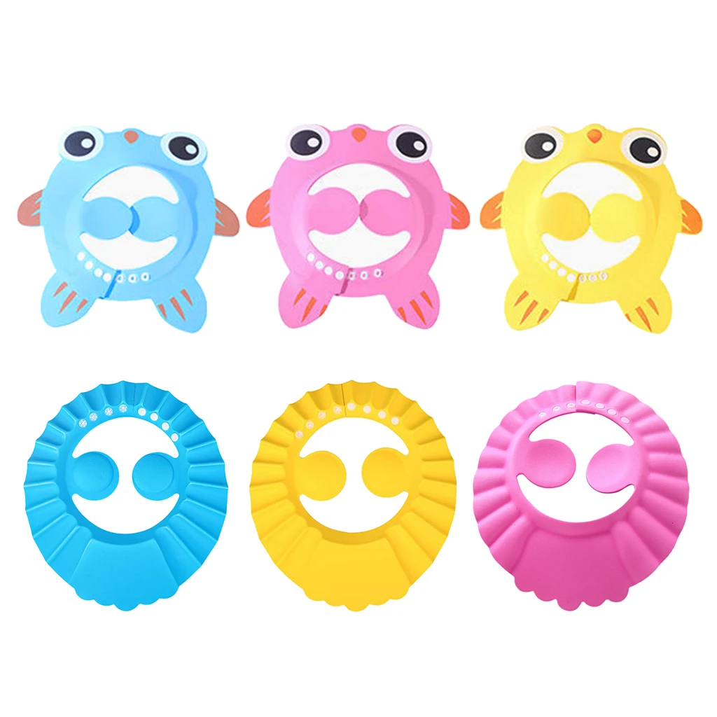 Baby Bathing Shampoo Shower Protection Hat, Cartoon Animal Visor Cap  for Toddler, Children