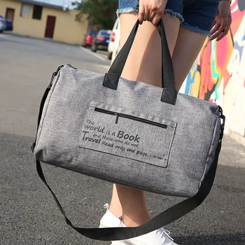 

Large Capacity Women's Travel Bag Foldable Men's Trip Duffle Bags Waterproof Oxford Luggage Handbag Weekend Big Bag Packing Cube