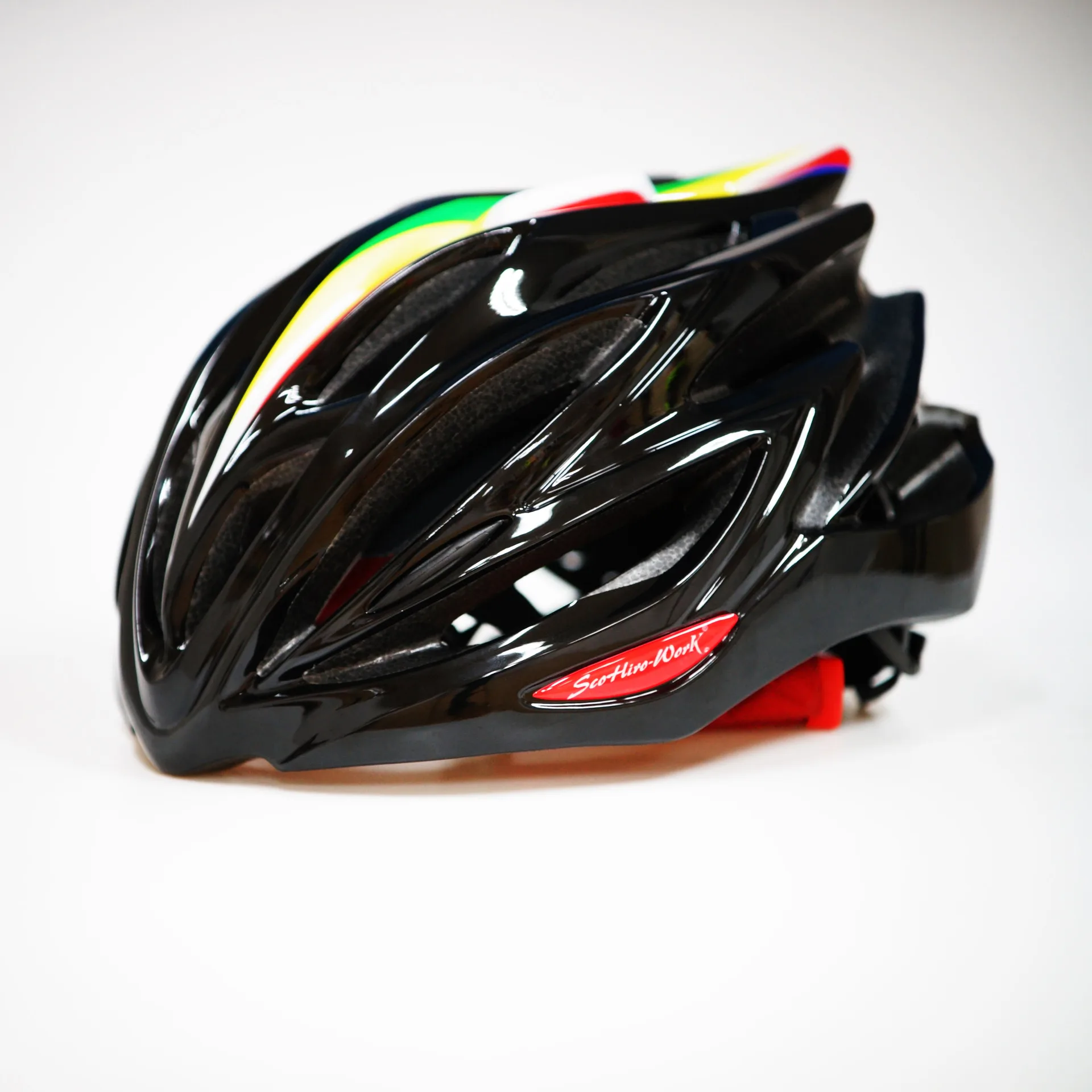 ScoHiro-Work Ultralight Adjustable Cycling EPS+PC Outdoor Sports Mountain Road MTB Riding Bike Bicycle Helmet Casco Ciclismo | Спорт и
