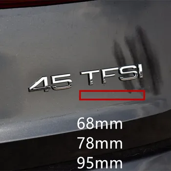 

Long Bar Badge Emblem Car Styling Trunk 4 Wheel Drive Logo Sticker for Audi A4 A6 Q3 Q5 Q7 Chrome Glossy Black Silver Red