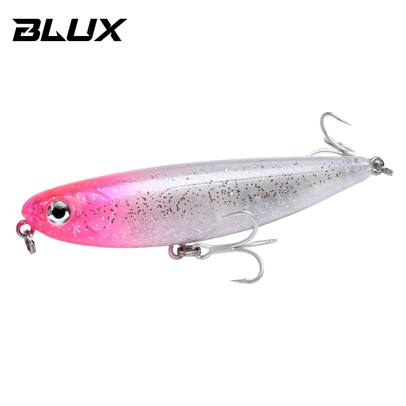 BLUX NATRIX Topwater Pencil Surface Walker Fishing Lure - Artificial Saltwater Bass Hard Bait Tackle