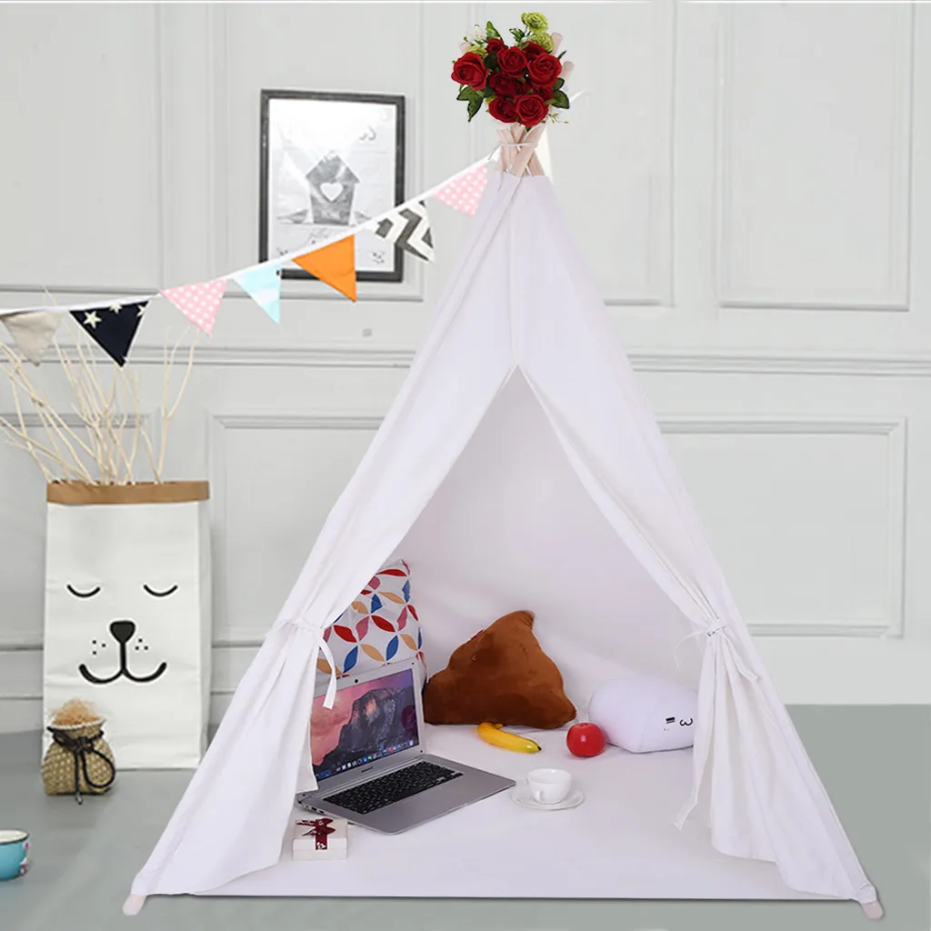 Детская Брезентовая палатка для мальчика и палатка для девочки в помещении и на открытом воздухе