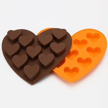 

DIY Silicone Chocolate Mold Heart-shaped Mold Cake Baking Jelly Mold Fondant Mold Cake Decorating Tools