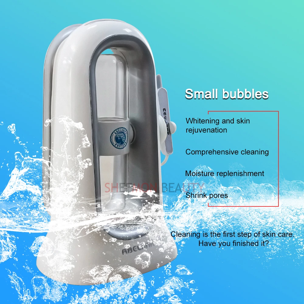 

Mini Home Use Small Bubble Hydro Dermabrasion Skin Care Machine Water Aqua Peel Blackhead Removal Facial Cleaner Tool