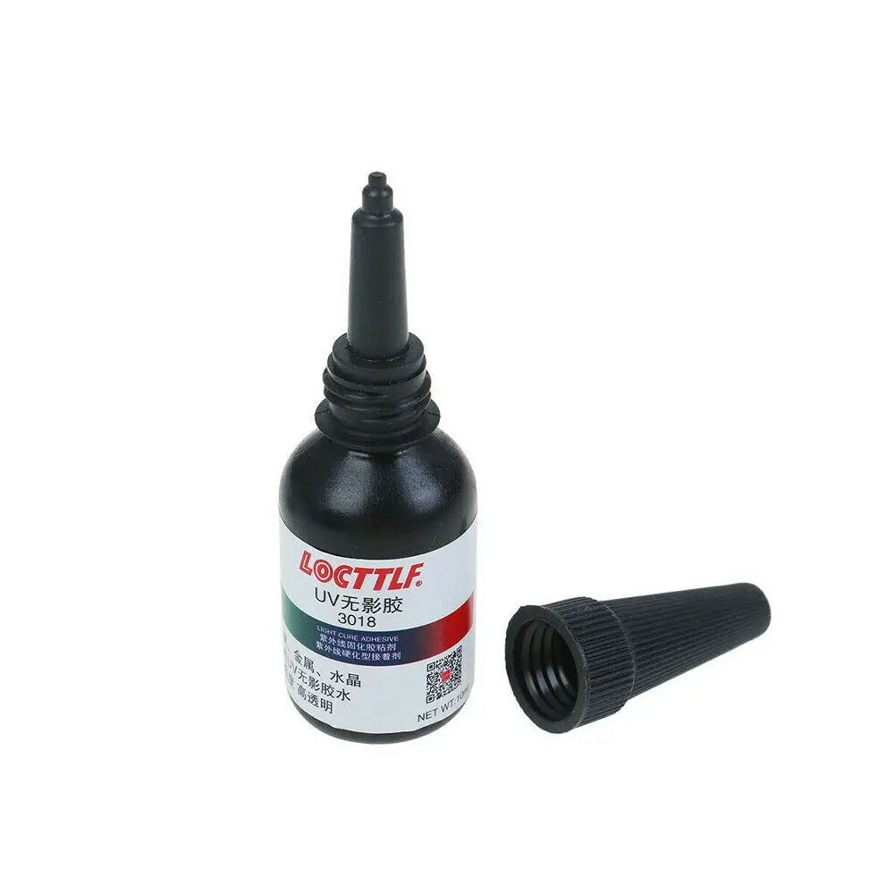 10ML UV 경화 투명 크리스탈 유리 액체 접착제, 고온 저취, 높은 투명도 및 접착력