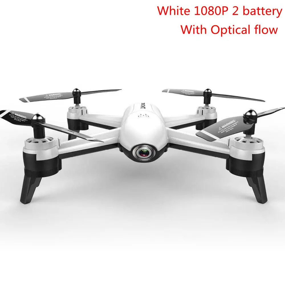 white 1080P SG106 Радиоуправляемый Дрон оптический поток 1080P 720P 4K широкоугольный HD Двойная камера в реальном времени воздушная видео Радиоуправляемый квадрокоптер позиционирование самолета - Цвет: white 1080P
