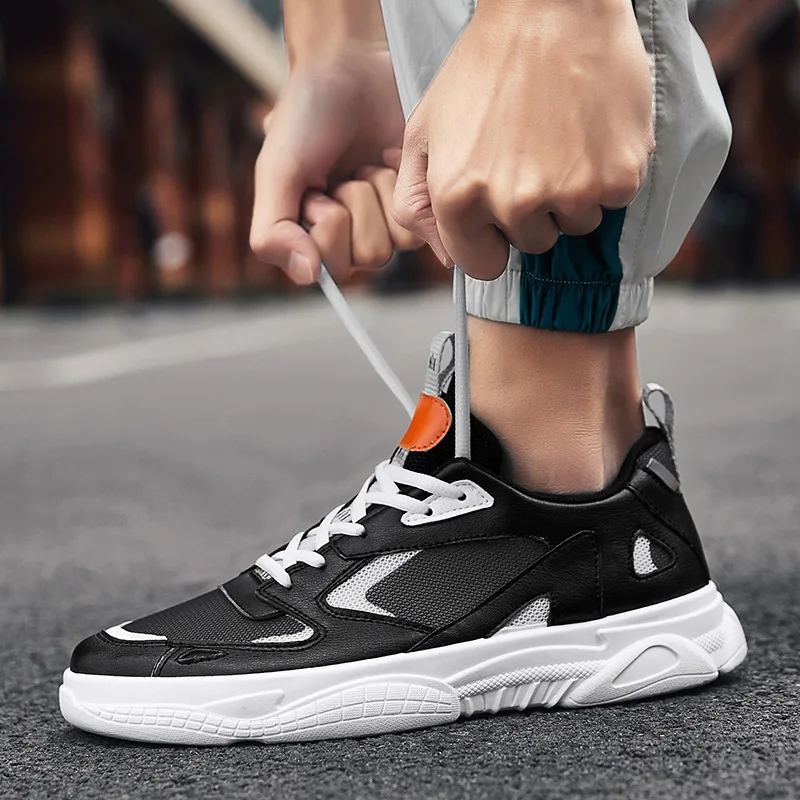

Sporty Casual Shoes Men's 2019 Spring New Style Men Fashion Versatile MEN'S SHOES Shoe Fly Woven Mesh Shoes