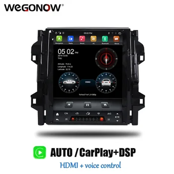 

DSP PX6 IPS Carplay voice control Tesla 12.1"Android 9.0 4G RAM 64GB auto radio GPS Navigation BT5.0 for Fortuner 2016