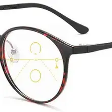 tr90 синий светильник и анти усталость прогрессивные Мультифокальные очки для чтения женщин и мужчин Читатель бифокальные очки FML