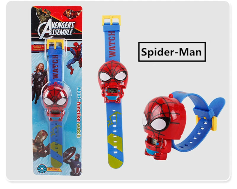 Spider-Man Spider-Man Iron Man Avengers: Endgame Cosplay Character Props Accessories Child Watch Toy Halloween Party Prom - Цвет: Spider-Man