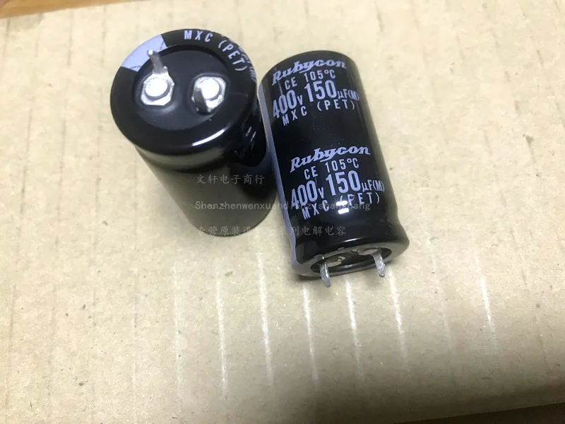 1 шт./2 шт. Япония Рубин RUBYCON 400v150uf MXC 22x40 мм алюминиевый электролитический конденсатор с алюминиевой крышкой, Odroid реальные 150 мкФ 400v