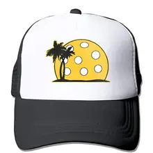 Унисекс Кепка водителя грузовика пиклбольная Пальма Мужская Женская Регулируемая сетчатая Кепка забавная задняя Кепка