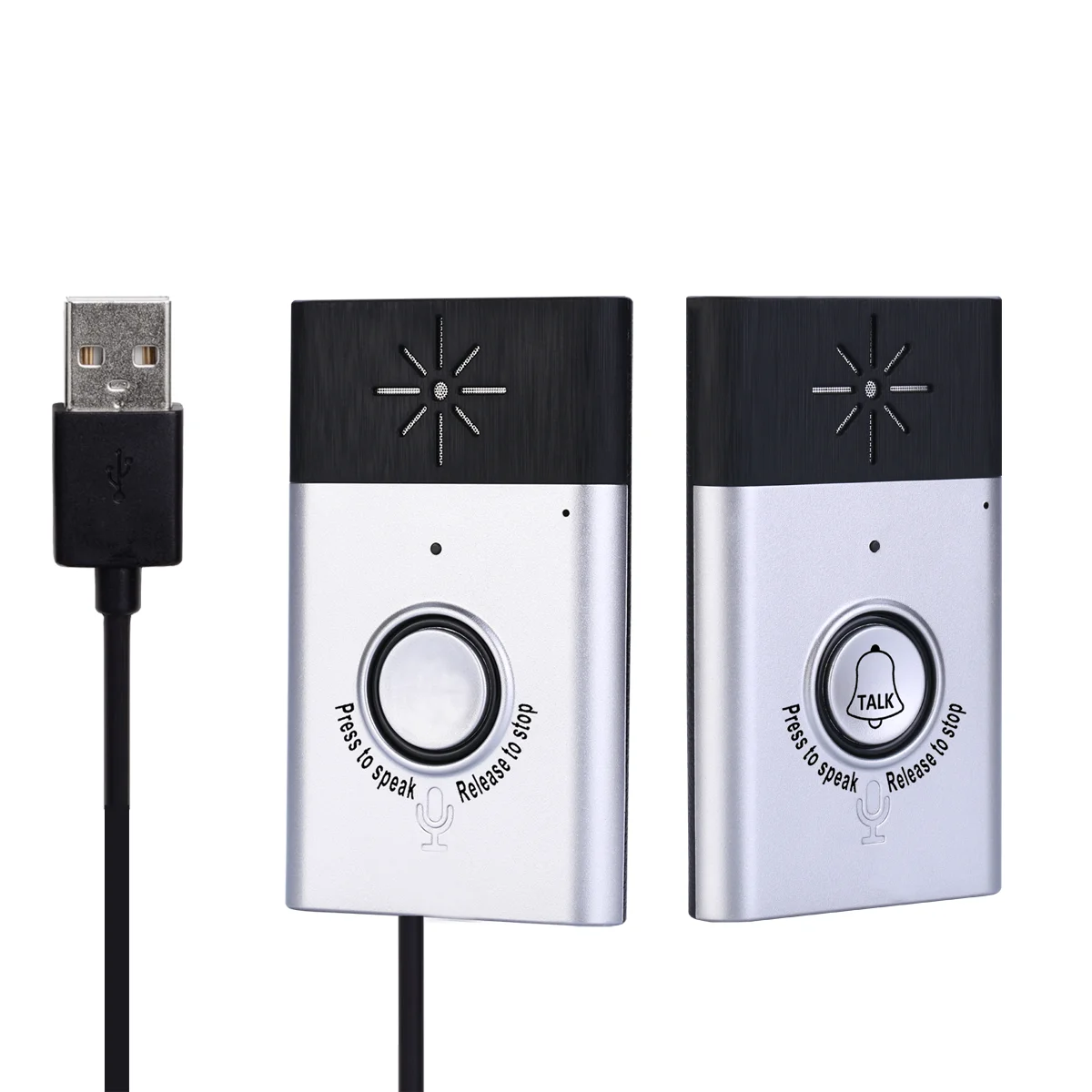 Hands Free 2.4Ghz Wireless Voice Intercom Door Phone Press To Talk Doorbell
