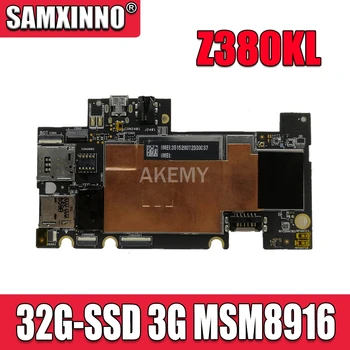 

New! original For ASUS ZenPad 8.0 Z380KL Tablets motherboard mianboard logic board W 32G SSD/ 3GB RAM MSM8916