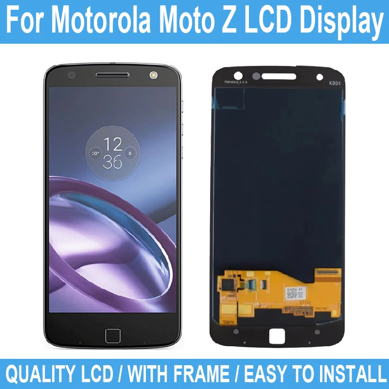 Новые запасные части 5 дюйма ЖК-дисплей для Motorola Moto Z сенсорный экран XT1650 XT1650-03 -05