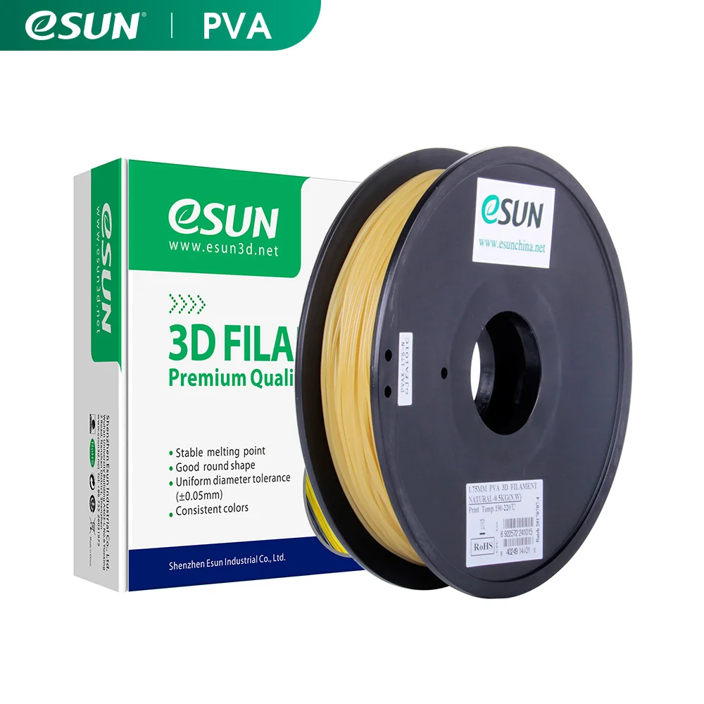 eSUN Water Soluble PVA Filament 2.85mm 3D Printer PVA Filament 0.5KG 1.1LBS 3D Printing Filament Support Material for 3D Printer petg 3d printer filament